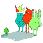 After the kids find out his secret, Worry Monster is the smallest monster in the land. Grandparents can help by connecting with the grandkids.