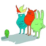 After the kids find out his secret, Worry Monster is the smallest monster in the land. Grandparents can help by connecting with the grandkids.