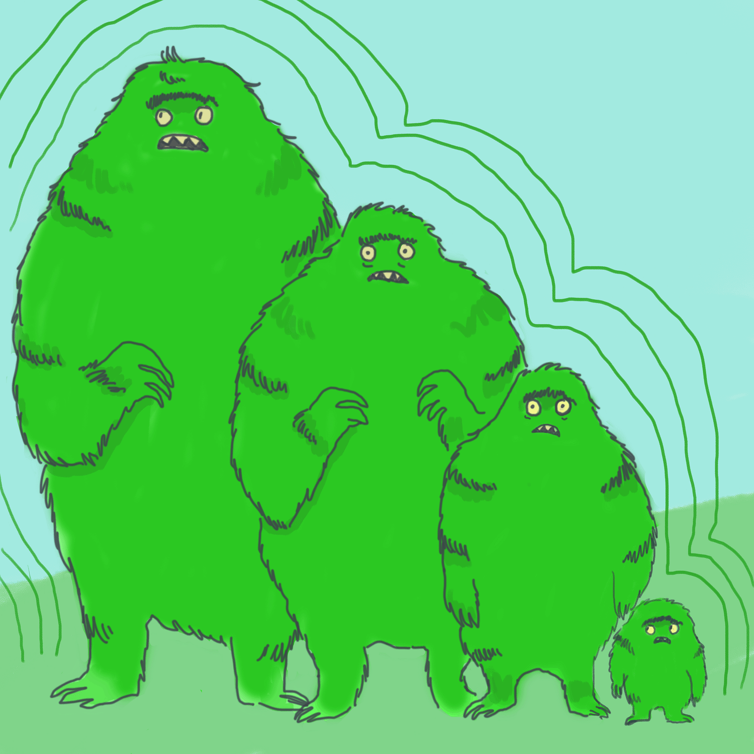 Worry Monster Illustration 25