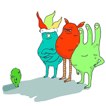 After the kids find out his secret, Worry Monster is the smallest monster in the land. Grandparents can help by connecting with the grandkids.