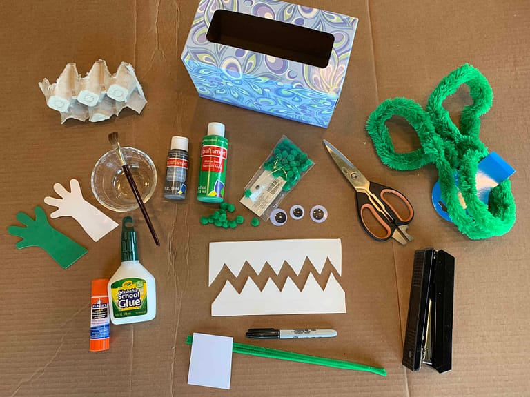 Supplies for Worry Box