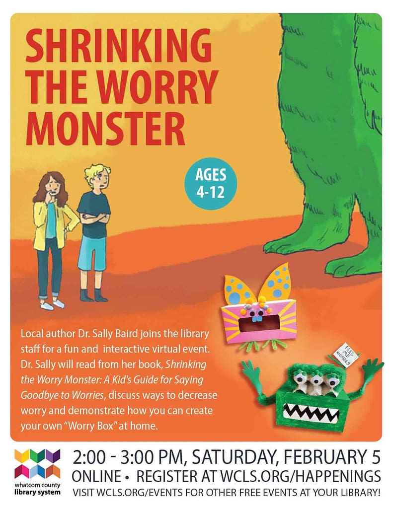 poster for virtual worry event