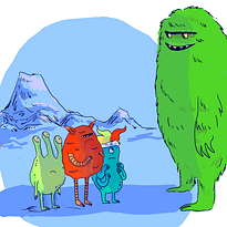 Worry Monster is the biggest and meanest of all the monsters.   Grandparents can help connect with kids and help them know the truth. 